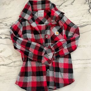 Total of 3 tops- Boys size 4 tops (Nike and carhartt)